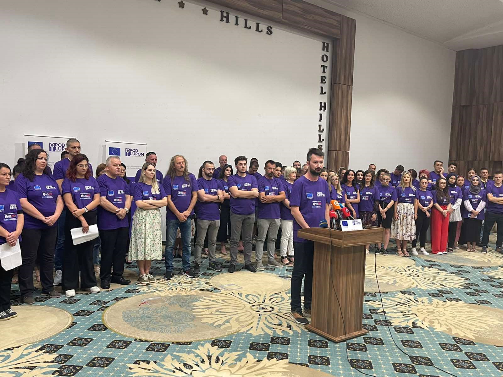 Počela izborna posmatračka misija Koalicije "Pod lupom"